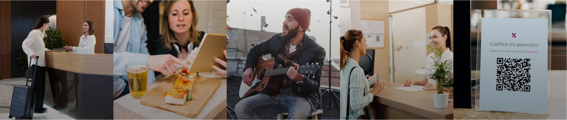 Sectores que usan Divix: gastronomía, hotelería y entretenimiento