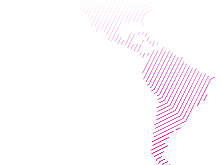 Mapa de expansión de Divix en Latinoamérica